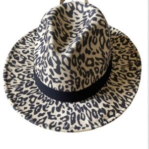 Fedora Hat Leopard Print New